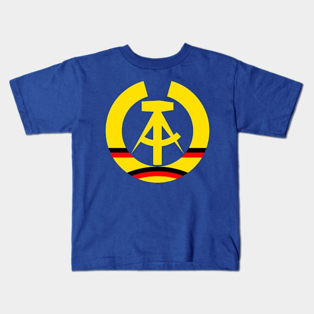 DDR coat of arms stylized Kids T-Shirt by GetThatCar